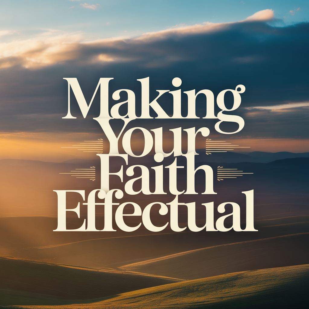 Making Your Faith Effectual